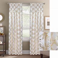 White And Gold Curtains by Premium Textured Weave White Gold Metallic Geometric Link White And Gold Curtains