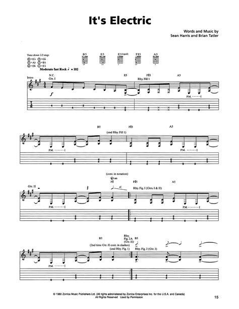 It's Electric by Metallica - Guitar Tab - Guitar Instructor