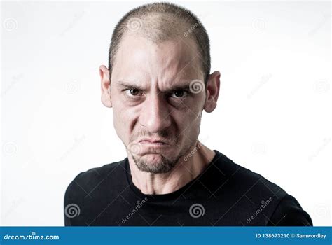 Mad and Aggressive Guy in Facial Expressions and Negative Human ...