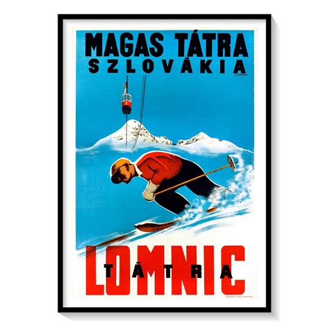 Buy Szlovakia Lomnic Travel Poster Art & Prints Online India at Best ...