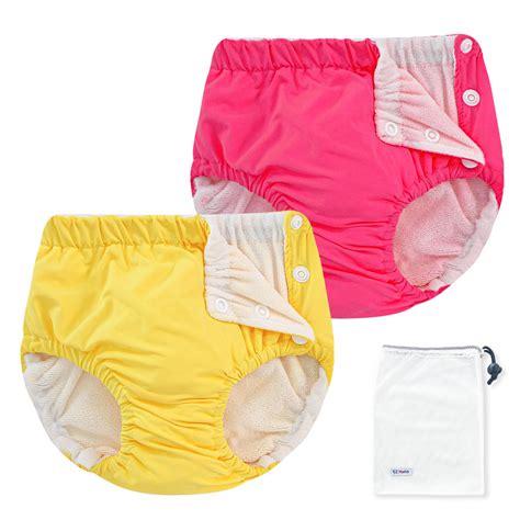 Snapklik.com : EZ Moms 2 Packs Reusable Swim Diapers Toddler Baby Swim ...