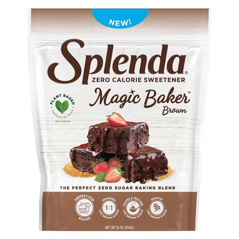 Splenda Magic Baker Brown Resealable Pouch 16oz - Sweet Baking ...
