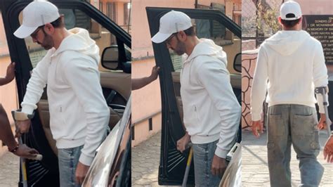 Hrithik Roshan SPOTTED With Crutches Amid Reports Of Actor Getting ...