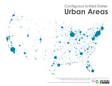 Urban areas represent what cities really are. See them with this map. – Greater Greater Washington
