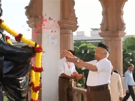 RSS's centenary Vijayadashami celebration; Mohan Bhagwat pays tribute ...