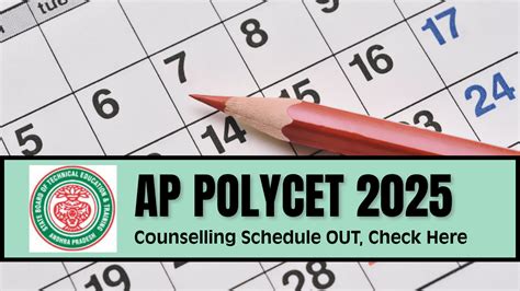 AP POLYCET 2025 Counselling Schedule OUT at polycet.ap.gov.in ...