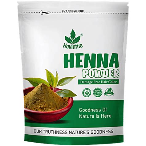 Buy Havintha Henna Powder - Damage Free Hair Colour Online at Best ...