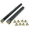 Lathe Threading Tool SER1010H11+SNR0010K11 Inserts 5pcs 11ER AG60 +5pcs ...