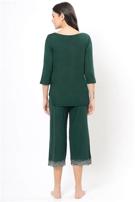 Buy Lace Touch Sleep Top - Botanical Gardens | amanté