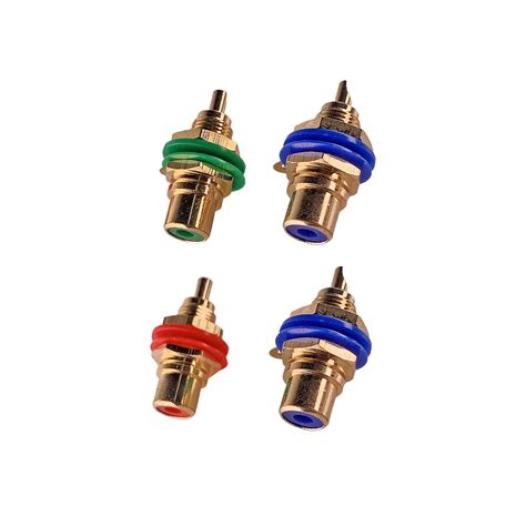 MX RCA FEMALE CONNECTOR IDEAL FOR AUDIO SUBWOOFER SPEAKER HOME THEATER ...
