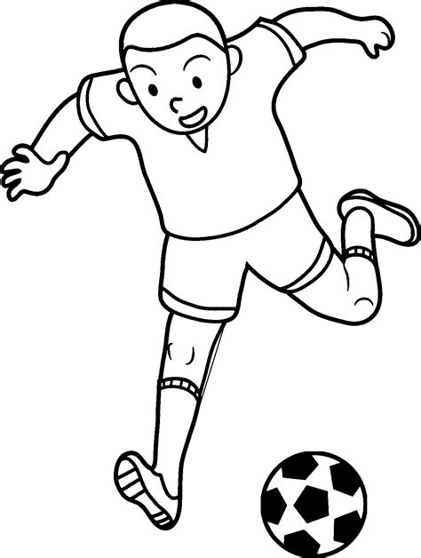 Cool Football Player Drawings Sketch Coloring Page