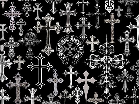 Chrome Hearts Cross Desktop Wallpaper en 2025