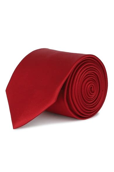 Buy Men Red Solid Tie Online - 674639 | Peter England