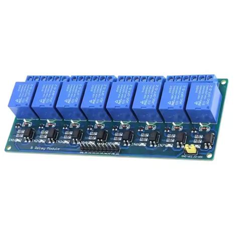 12V 10A 8-Channel OptoCoupler Relay Board Module