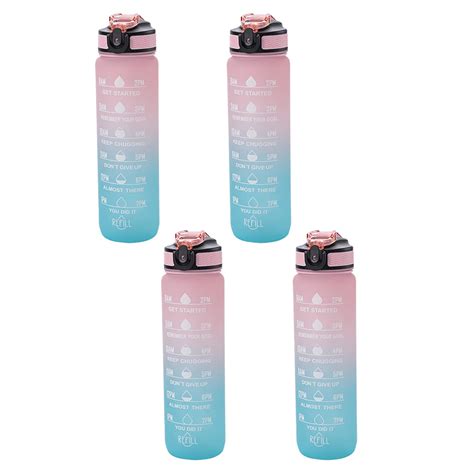 Buy Kuber Industries Motivational Water Bottle with Time Marker ...