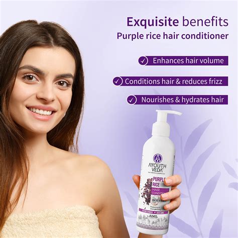Purple Rice Hair Care Combo (Purple Rice Shampoo 200g + Purple Rice Co ...