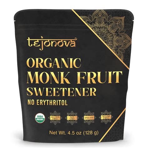 Amazon.com : Organic Monk Fruit Powder, Pure Monk Fruit Sweetener No ...