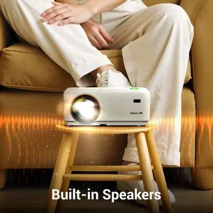 (Open Box) Zebronics Zeb-Pixaplay 65 1080p 4k LED Projector, White ...