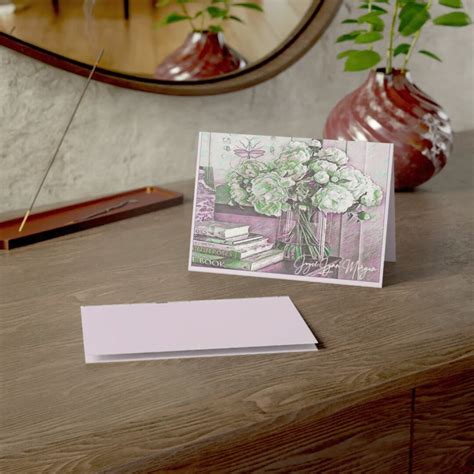 Personalized Stationery Cards Custom Stationery Set Folded Greeting ...