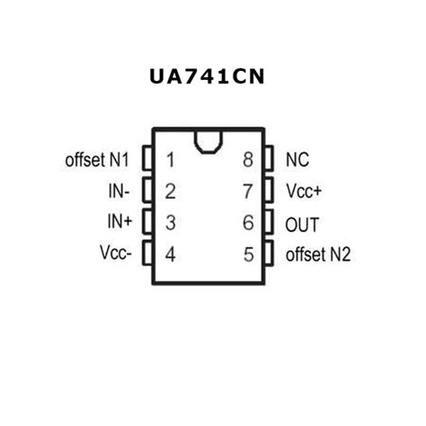 uA741 General Purpose Op-Amp IC DIP-8