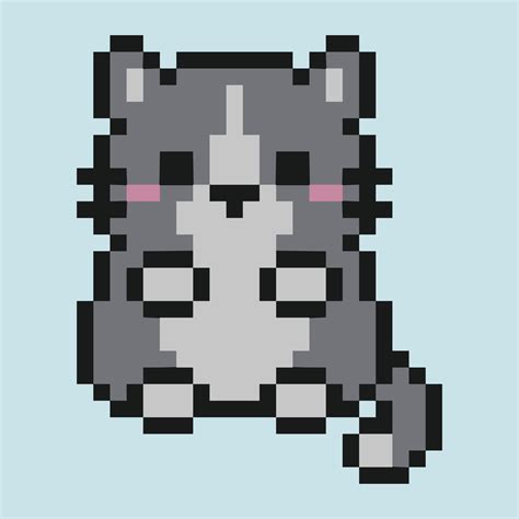 Spreadsheet Pixel Art Cat at Chelsea Frome blog