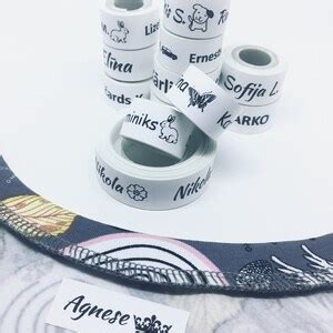 Iron on Name Labels, Personalized Iron on Name Labels, Iron-on Labels for Clothing, Name Tags ...