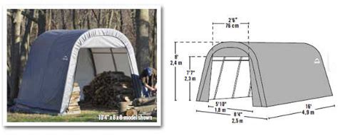 ShelterLogic 8X16 Round Style Shelter (8' tall) [76823/76824]