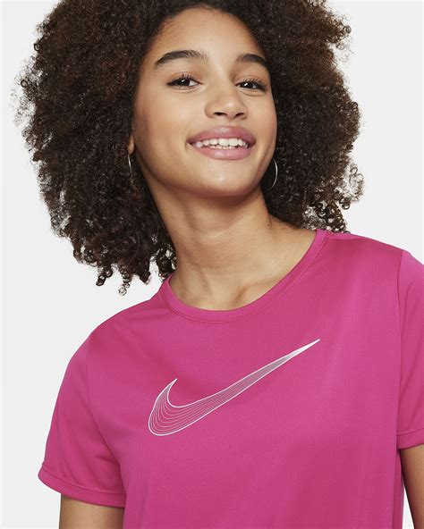 Nike One Older Kids' (Girls') Dri-FIT Short-Sleeve Training Top. Nike IN
