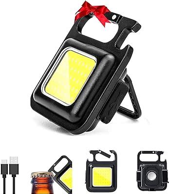 Buy 800 Lumen Rechargeable COB Keychain Work Light with 3 Lighting ...