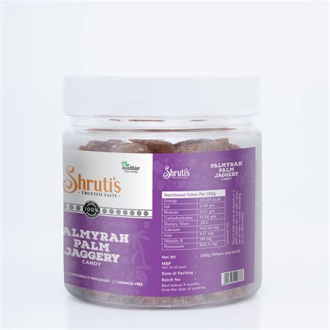 Buy Palmyra Palm Jaggery Candy from Shrutis, Pondicherry Online — Foodwalas