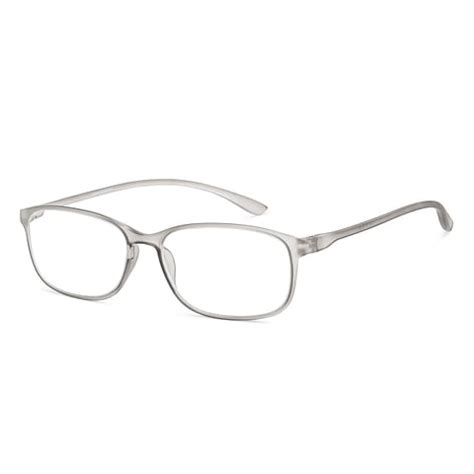 Buy Gray Gray Transparent Full Rim Rectangle Lenskart READERS LR E13698 ...