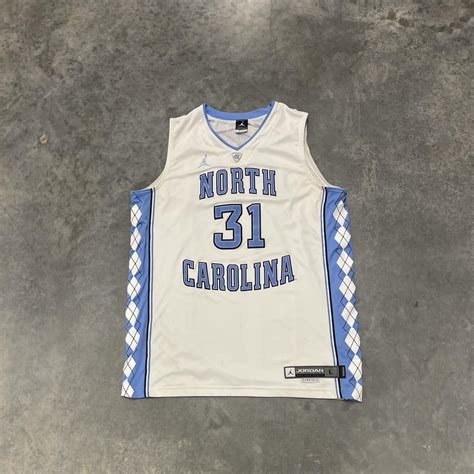 Y2K Nike North Carolina Basketball Jersey... | Depop