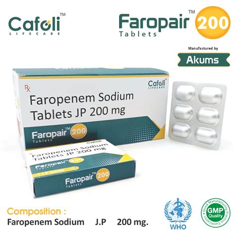 Farovax 200 Tablet (Faropenem 200mg)