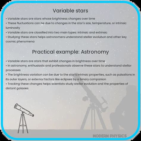 Image result for Variable Stars Infographic