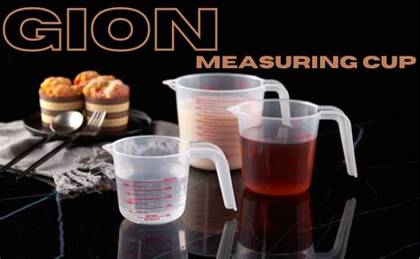 Buy GION 1/2/4/6 Cup Capacity Measuring Cups Set with Spout and Handle ...
