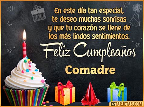 Feliz Cumpleaños Comadre. Imágenes, Gif ,Tarjetas y Mensajes