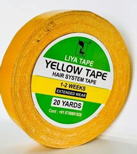 Flipkart.com | liya Double Sided Yellow Hair Patch Tape |Hair System ...