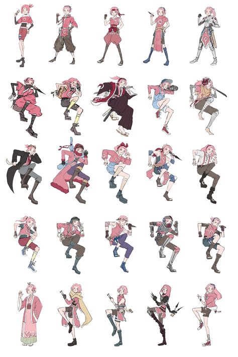 Iana Anadenko - Haruno Sakura Re-design and Re-imagine