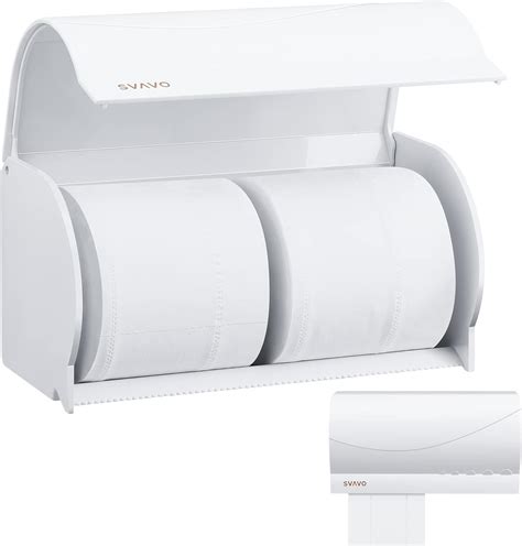 Amazon.com: Roshtia Double Toilet Paper Dispenser Commercial Toilet ...