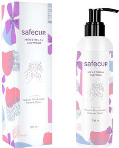 Safecup Menstrual Cup Wash Liquid - 200mL - Prevents Odour - Maintains ...