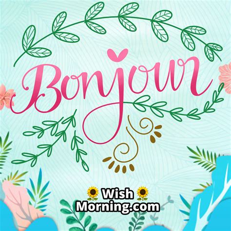 Good Morning French Images to Start Your Day with Joy - Wish Morning