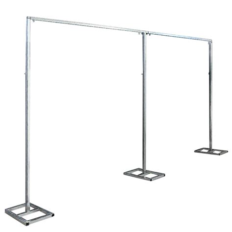 kunghei 10ftx20ft Portable Pipe and Drape Backdrop Stand for Parties Wedding Stage Decoration ...