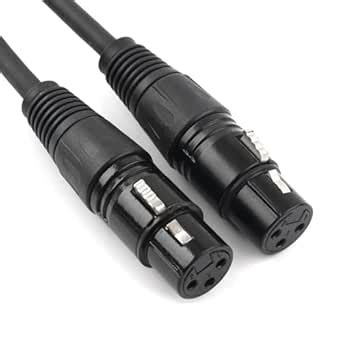 Improvhome XLR Y-Splitter Cable Dual Female XLR to Male XLR Mic ...