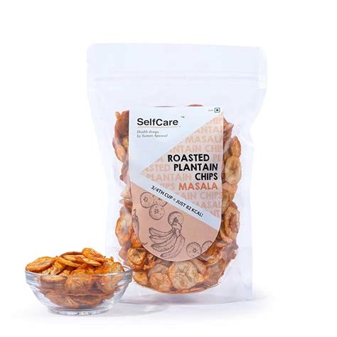 SelfCare By Suman Agarwal Roasted Plantain Chips - Masala Pack of 1 ...