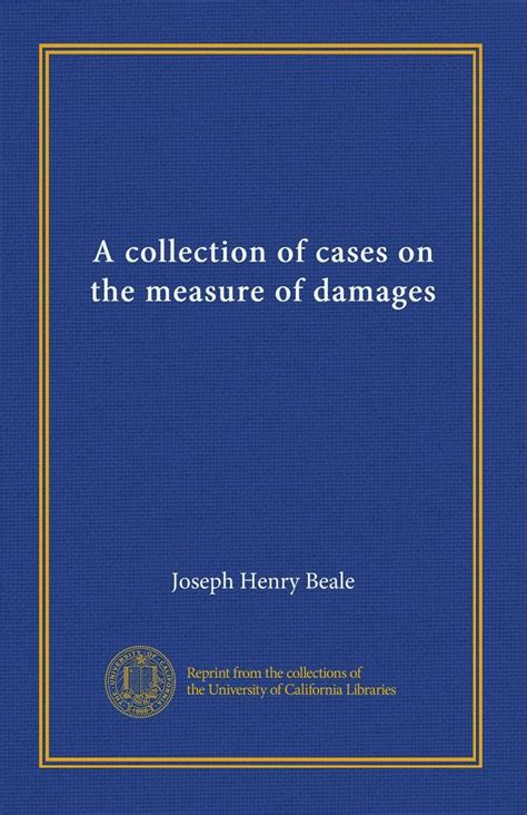 A collection of cases on the measure of damages : Amazon.in: Books