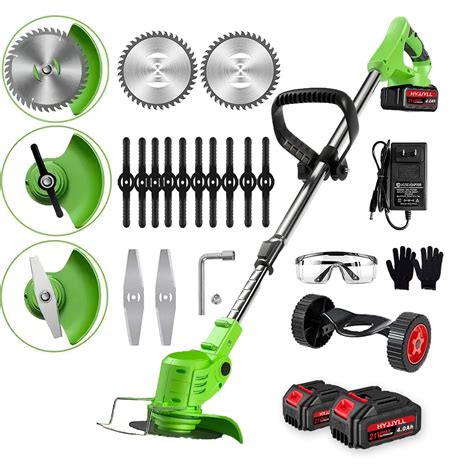Cordless Weed Eater Jinniusk 21V Cordless 3-in-1 Weed Wacker & Edger ...