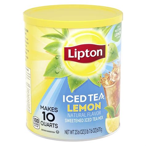 Lipton Iced Tea Lemon Powder 670 g | Candy Store