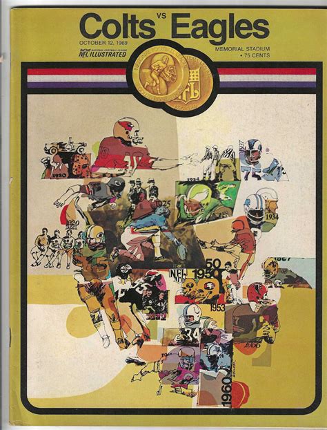 Lot Detail - 1969 Baltimore Colts vs. Philadelphia Eagles Pro Football ...