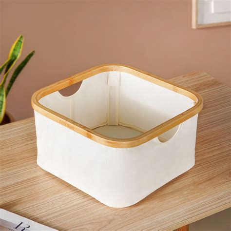 Multi Purpose Cloth Storage Box Off White Online - Premium Basket ...