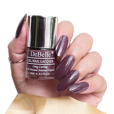 Buy DeBelle Gel Glossy Finish Nail Polish Plum Toffee (Plum Maroon ...